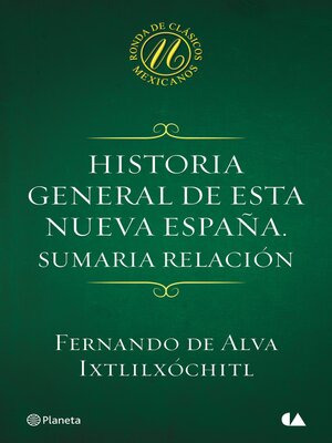 cover image of Historia general de esta Nueva España. Sumaria relación